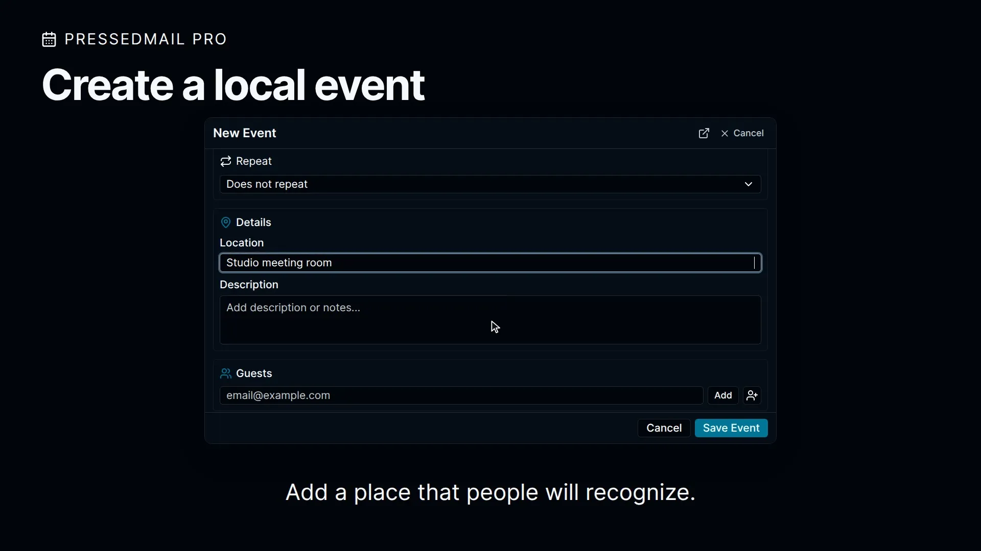Adding a local event for the work a request turned into. Paid builds only.