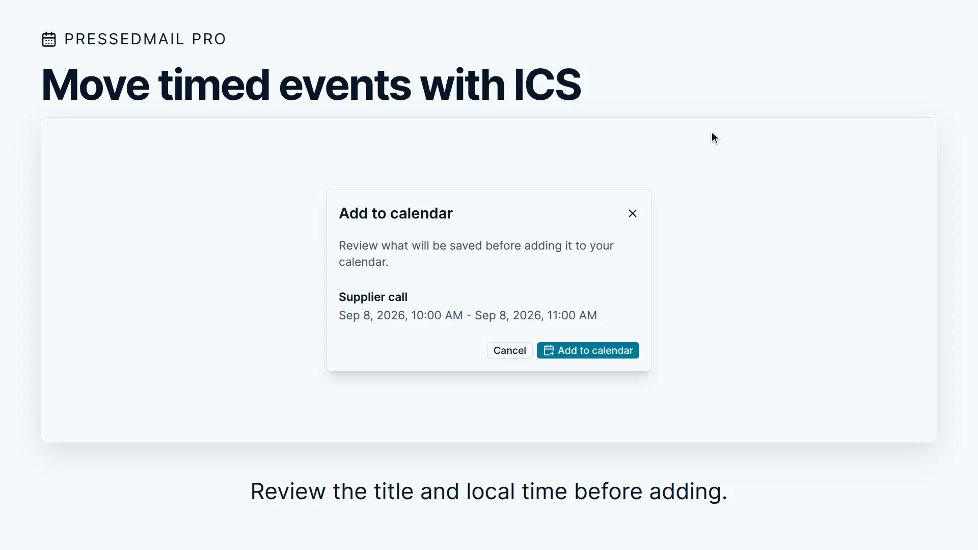 The full Calendar tutorial, chapter by chapter